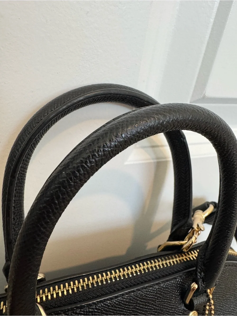 Coach Black Leather Sierra Satchel NWOT